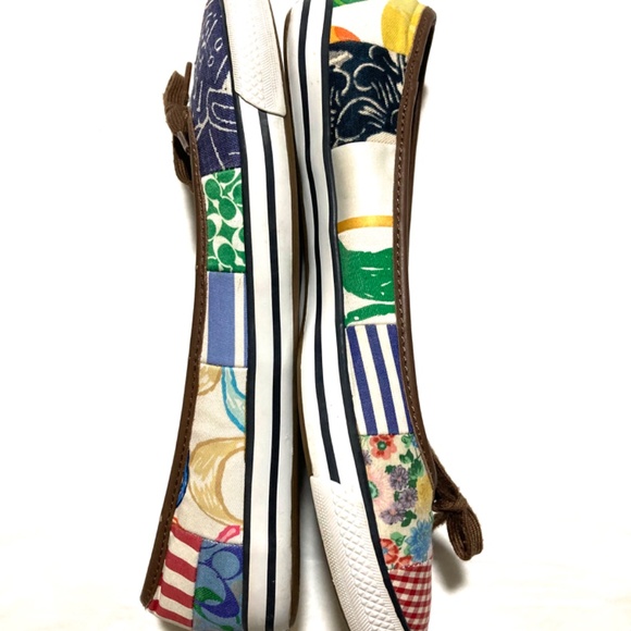 EUC Coach Marie Patchwork Slip Ons - Picture 9 of 12